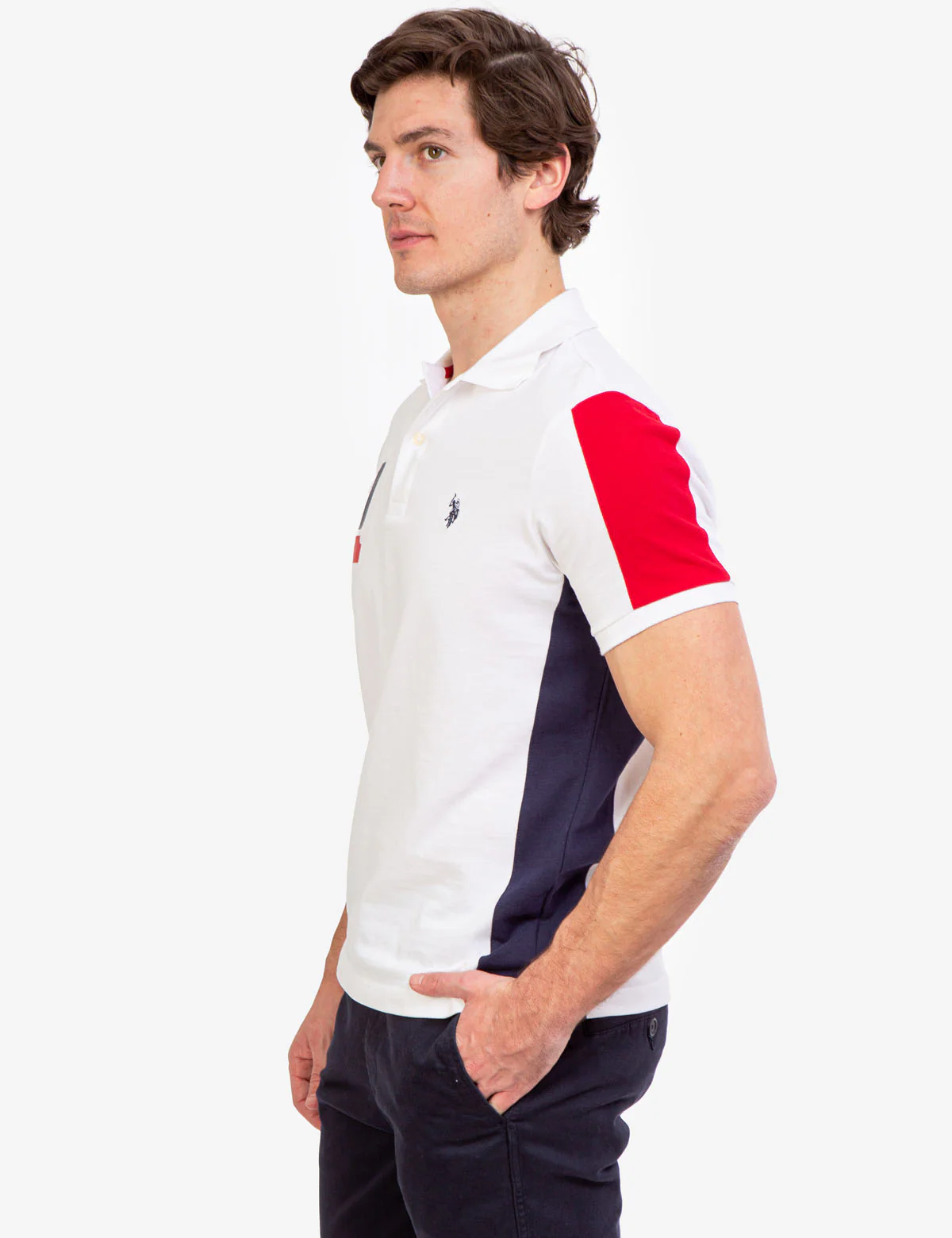 PIECED PIQUE POLO SHIRT - Image 9