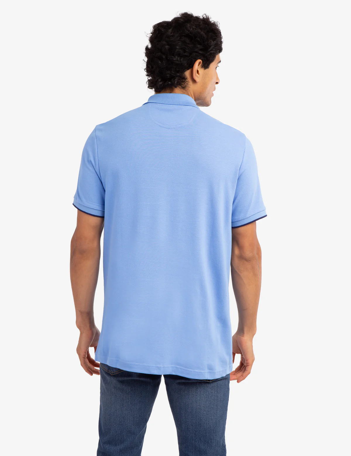 PIECED SIGNATURE STRIPE PIQUE POLO SHIRT - Image 16
