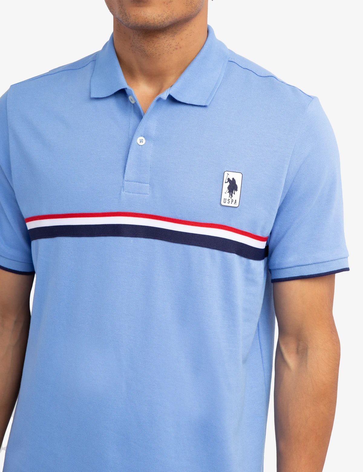 PIECED SIGNATURE STRIPE PIQUE POLO SHIRT - Image 17
