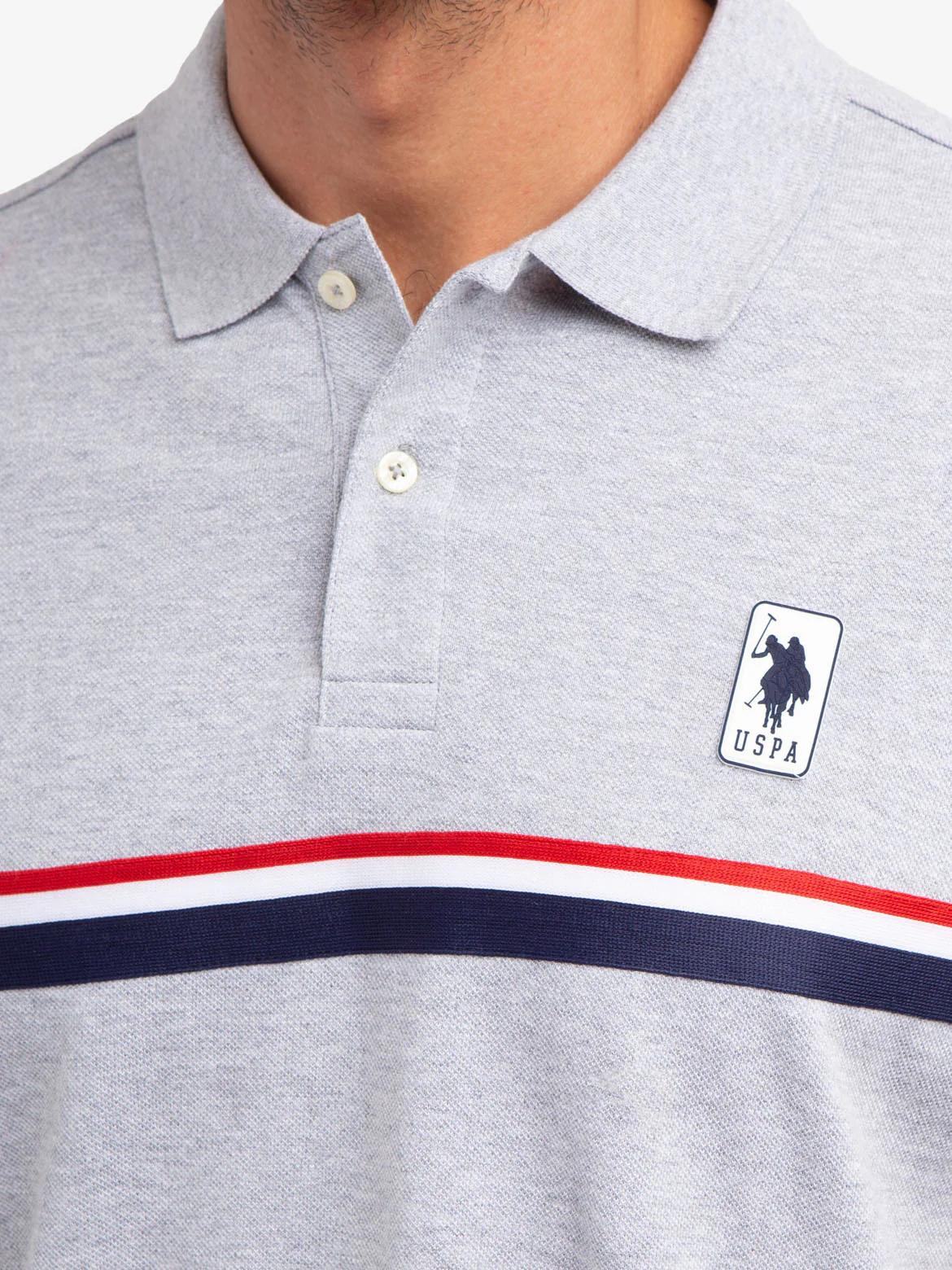 PIECED SIGNATURE STRIPE PIQUE POLO SHIRT - Image 22