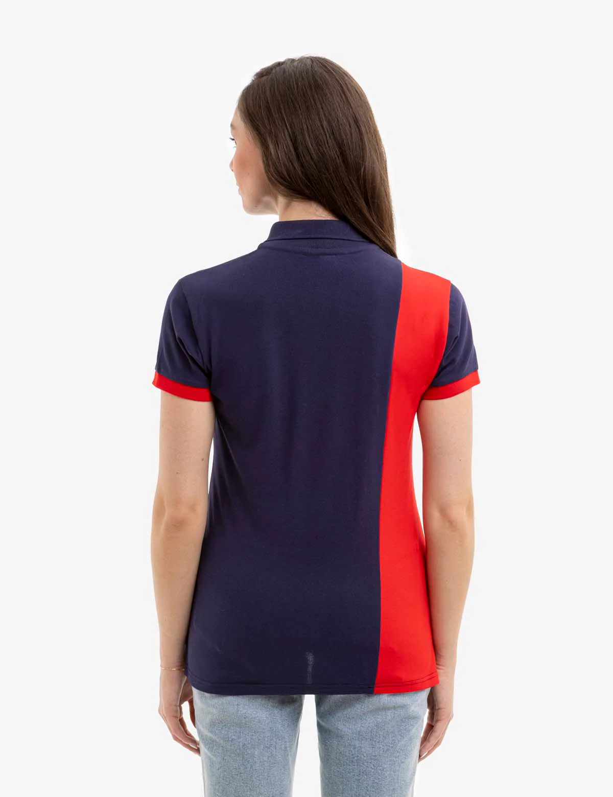 PIECED STRIPE POLO SHIRT - Image 4