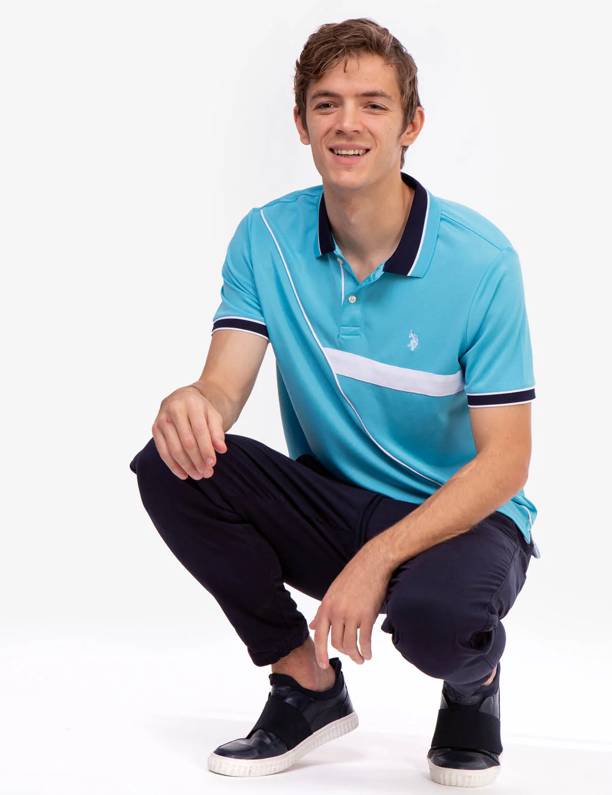 PIQUE COLORBLOCK POLO SHIRT - Image 6