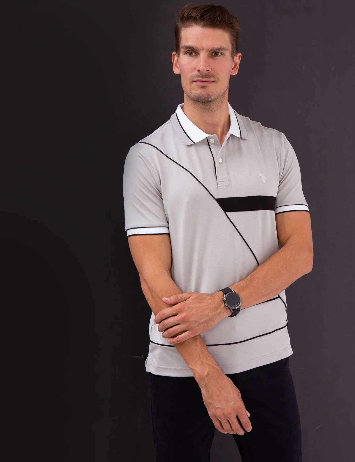 PIQUE COLORBLOCK POLO SHIRT - Image 7
