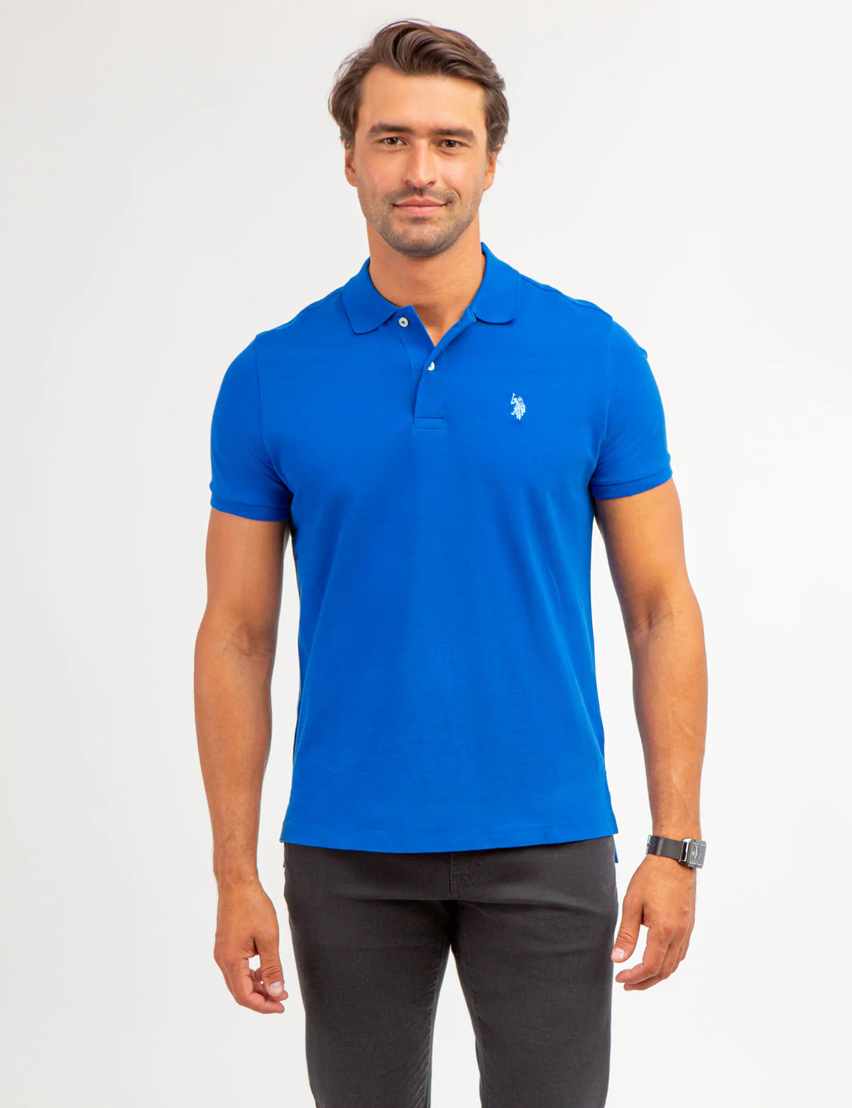 SOLID PIQUE SMALL LOGO POLO SHIRT - Image 21