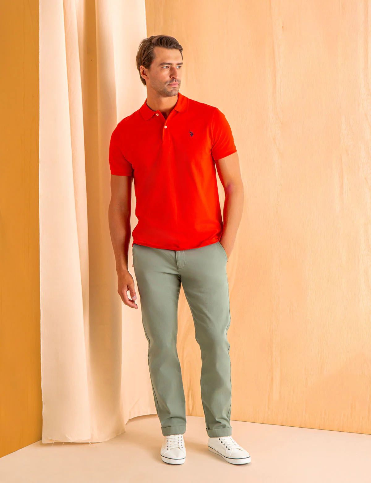 SOLID PIQUE SMALL LOGO POLO SHIRT - Image 25