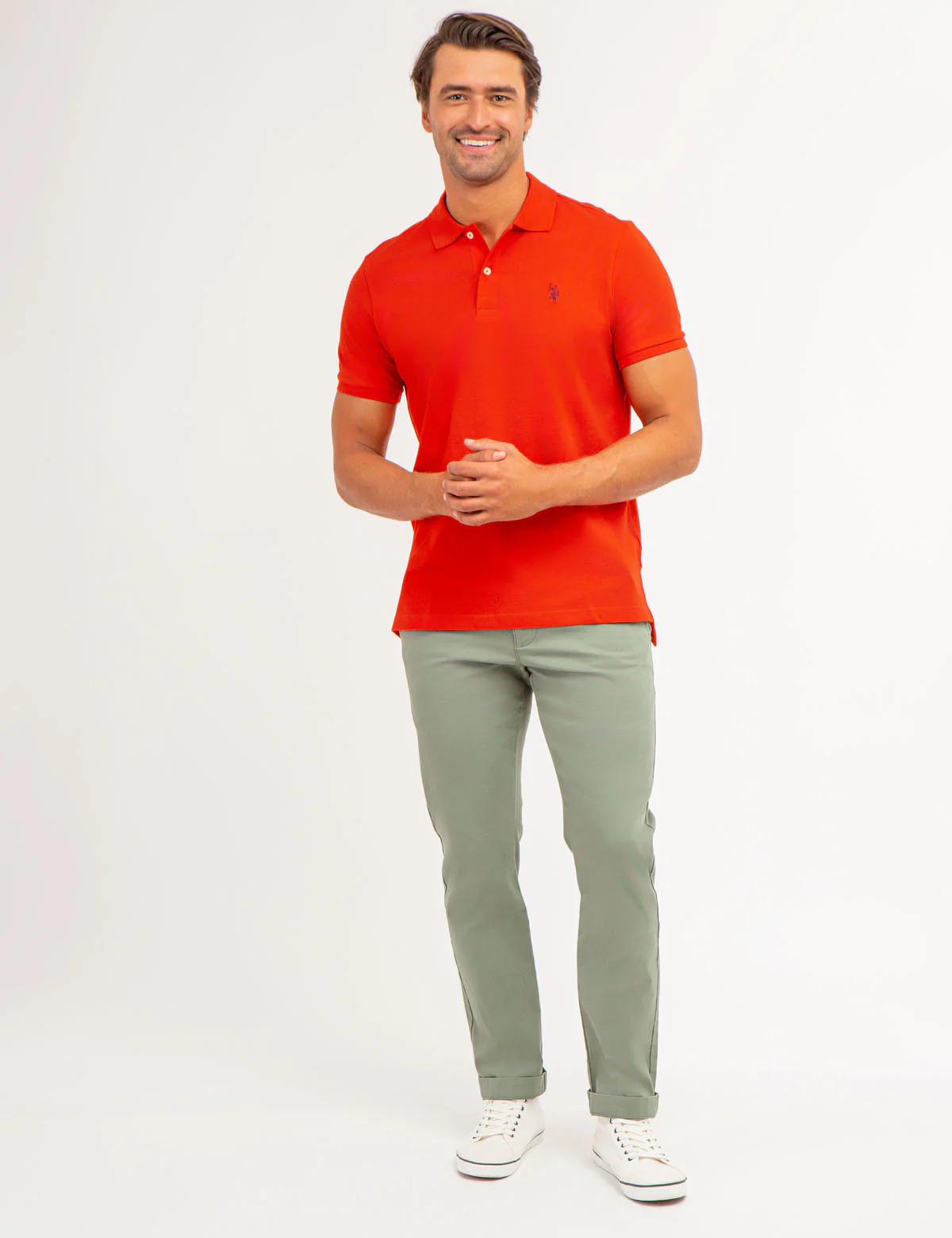 SOLID PIQUE SMALL LOGO POLO SHIRT - Image 27