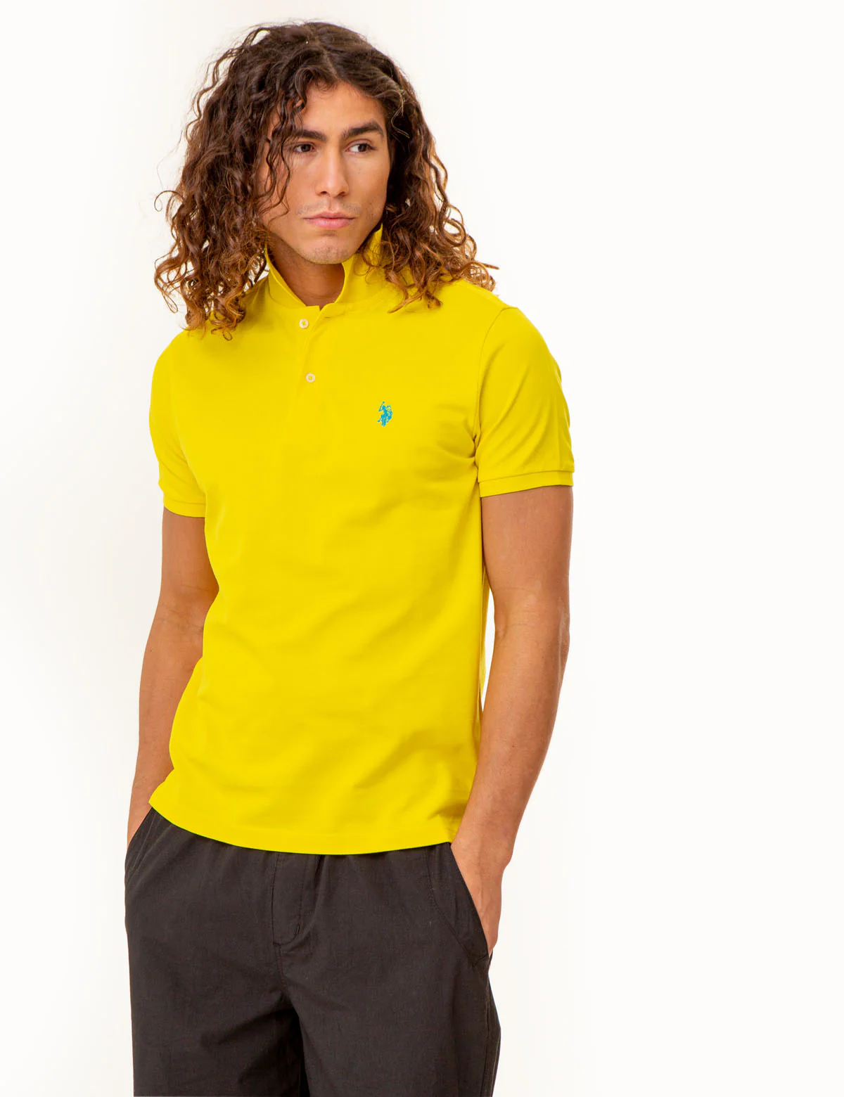 SOLID PIQUE SMALL LOGO POLO SHIRT - Image 13