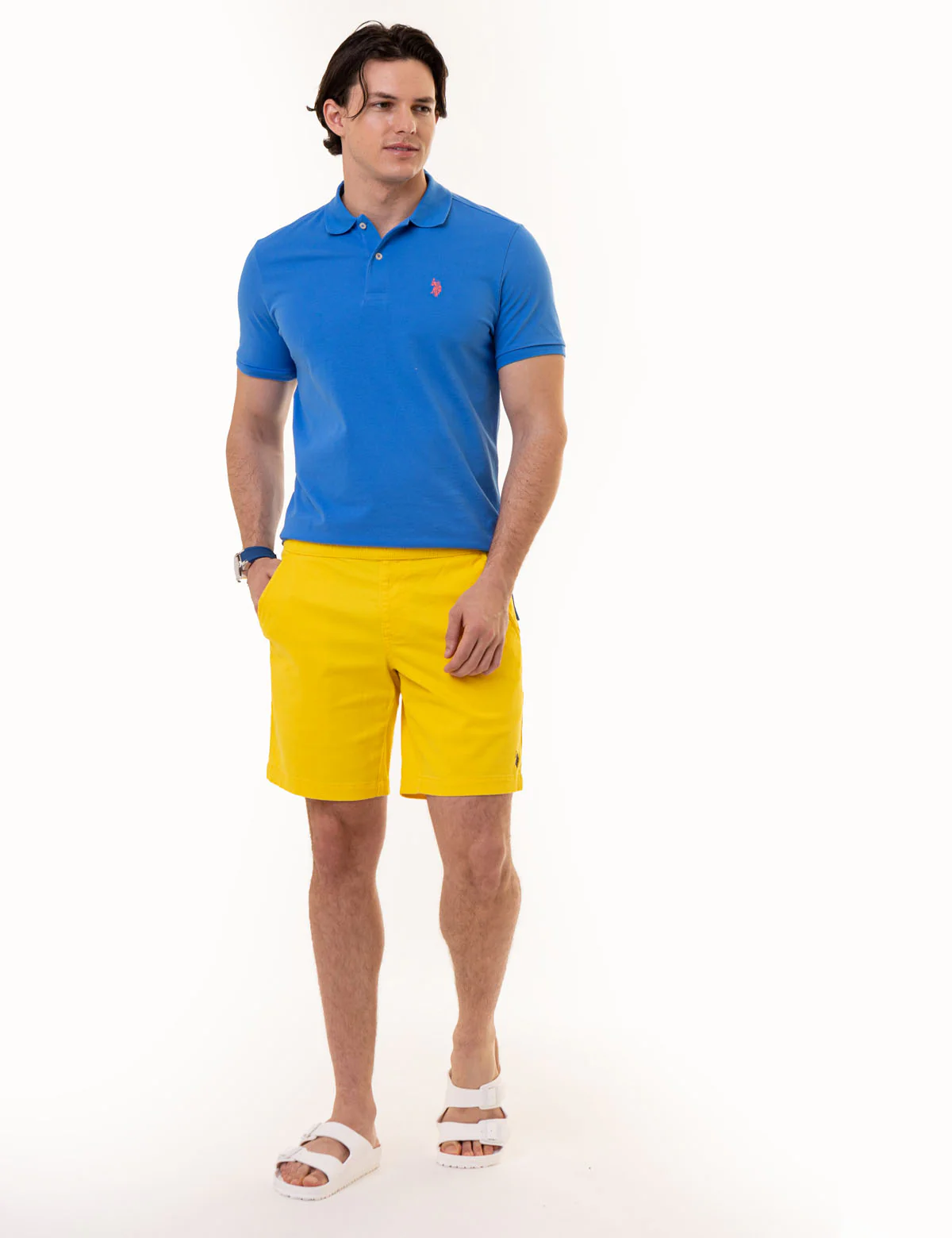 SOLID PIQUE SMALL LOGO POLO SHIRT - Image 2