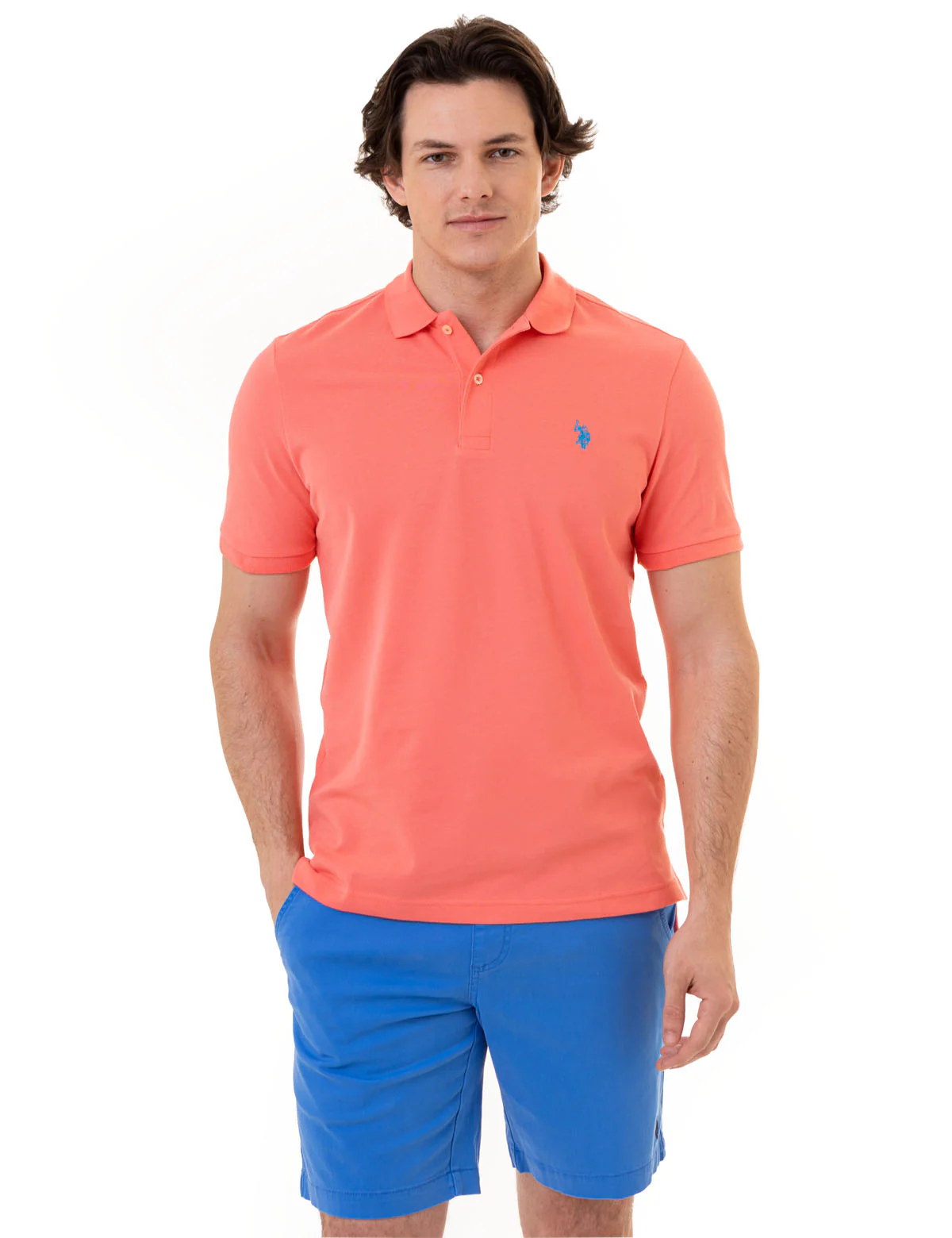 SOLID PIQUE SMALL LOGO POLO SHIRT - Image 20