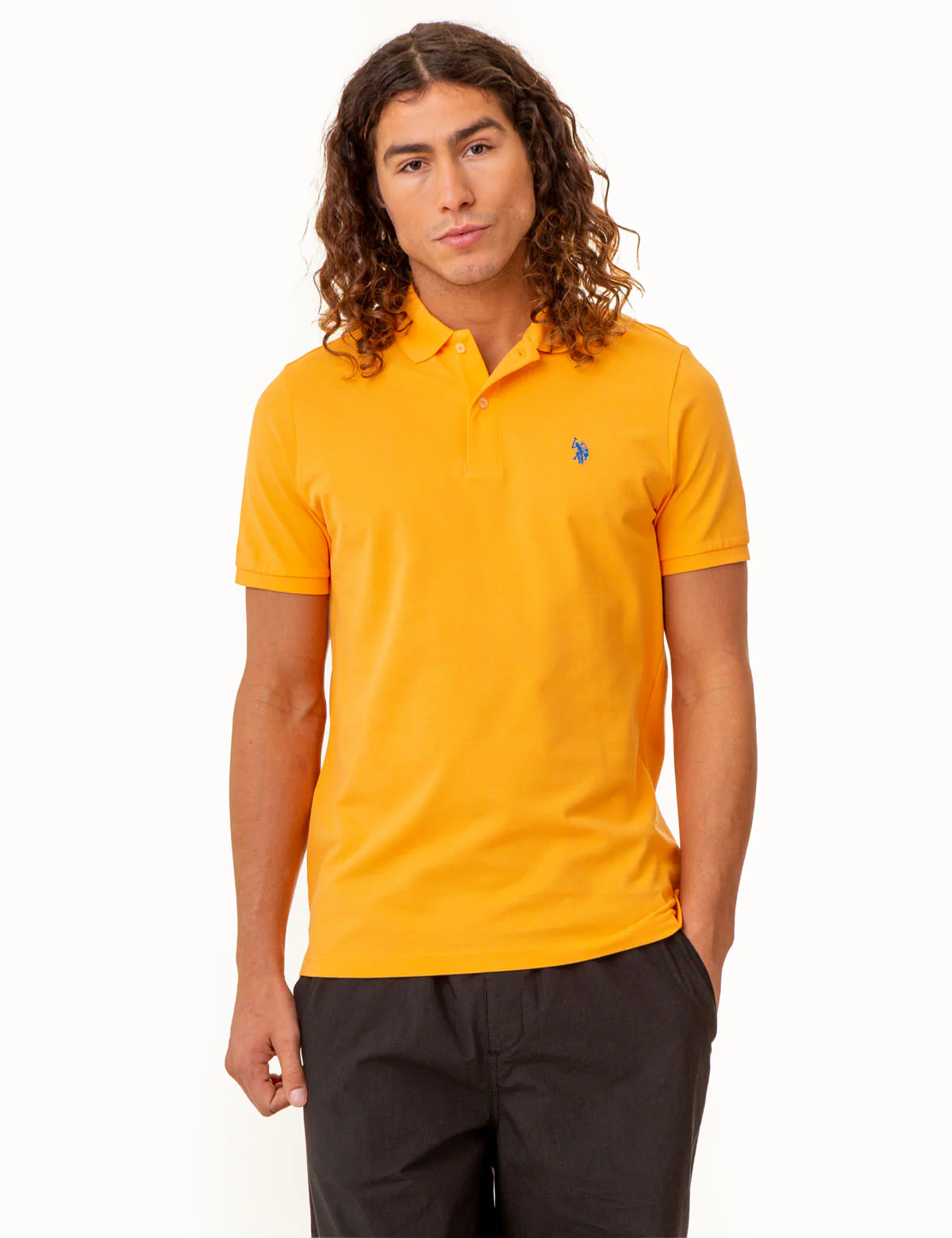 SOLID PIQUE SMALL LOGO POLO SHIRT - Image 4