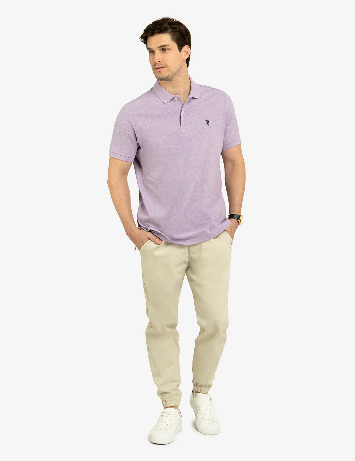 PIQUE SMALL LOGO POLO SHIRT - Image 6