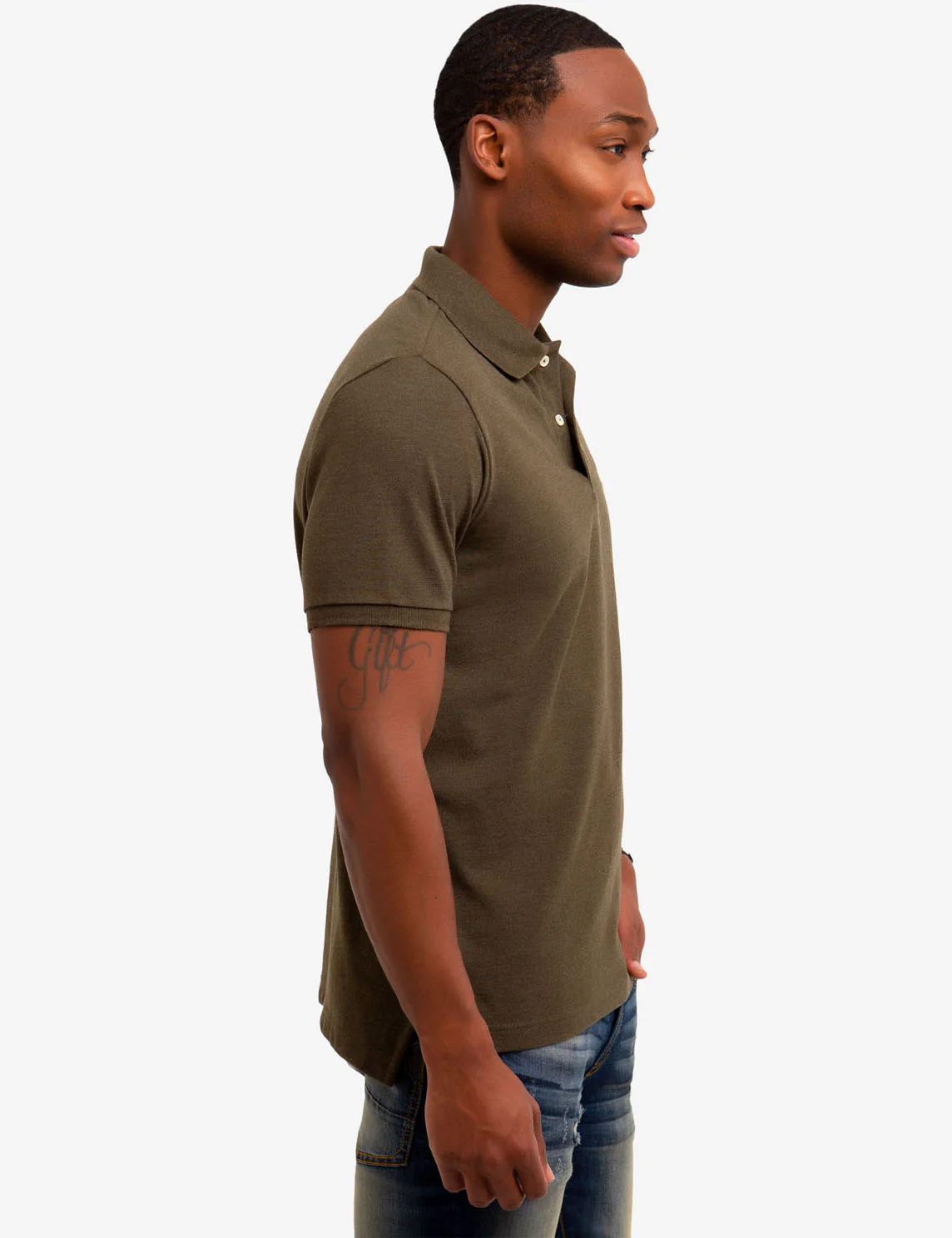PIQUE SMALL LOGO POLO SHIRT - Image 3