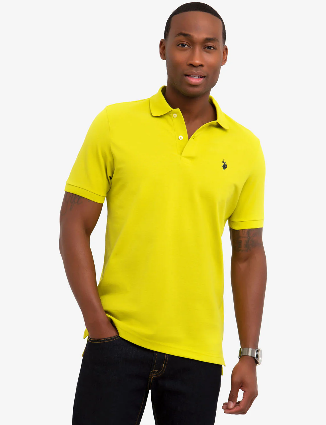 PIQUE SMALL LOGO POLO SHIRT - Image 5