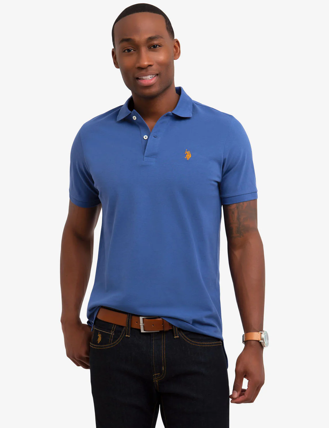 PIQUE SMALL LOGO POLO SHIRT - Image 9