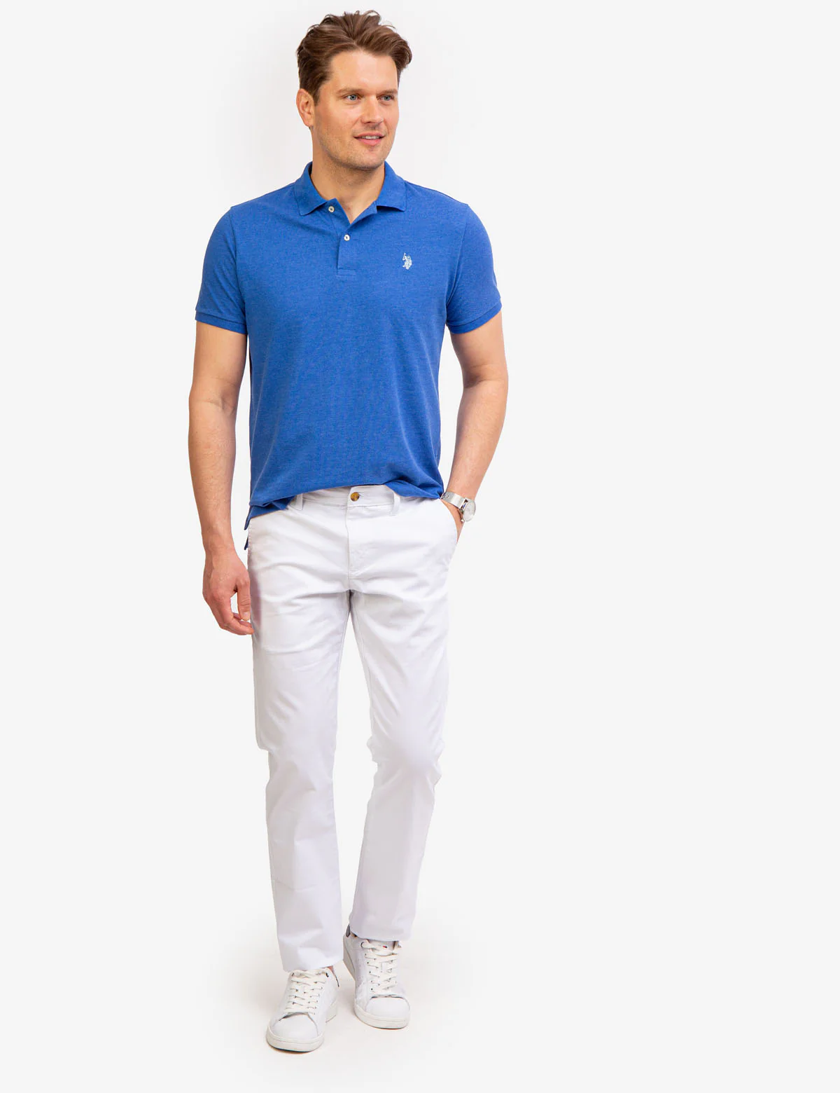 PIQUE SMALL LOGO POLO SHIRT - Image 7
