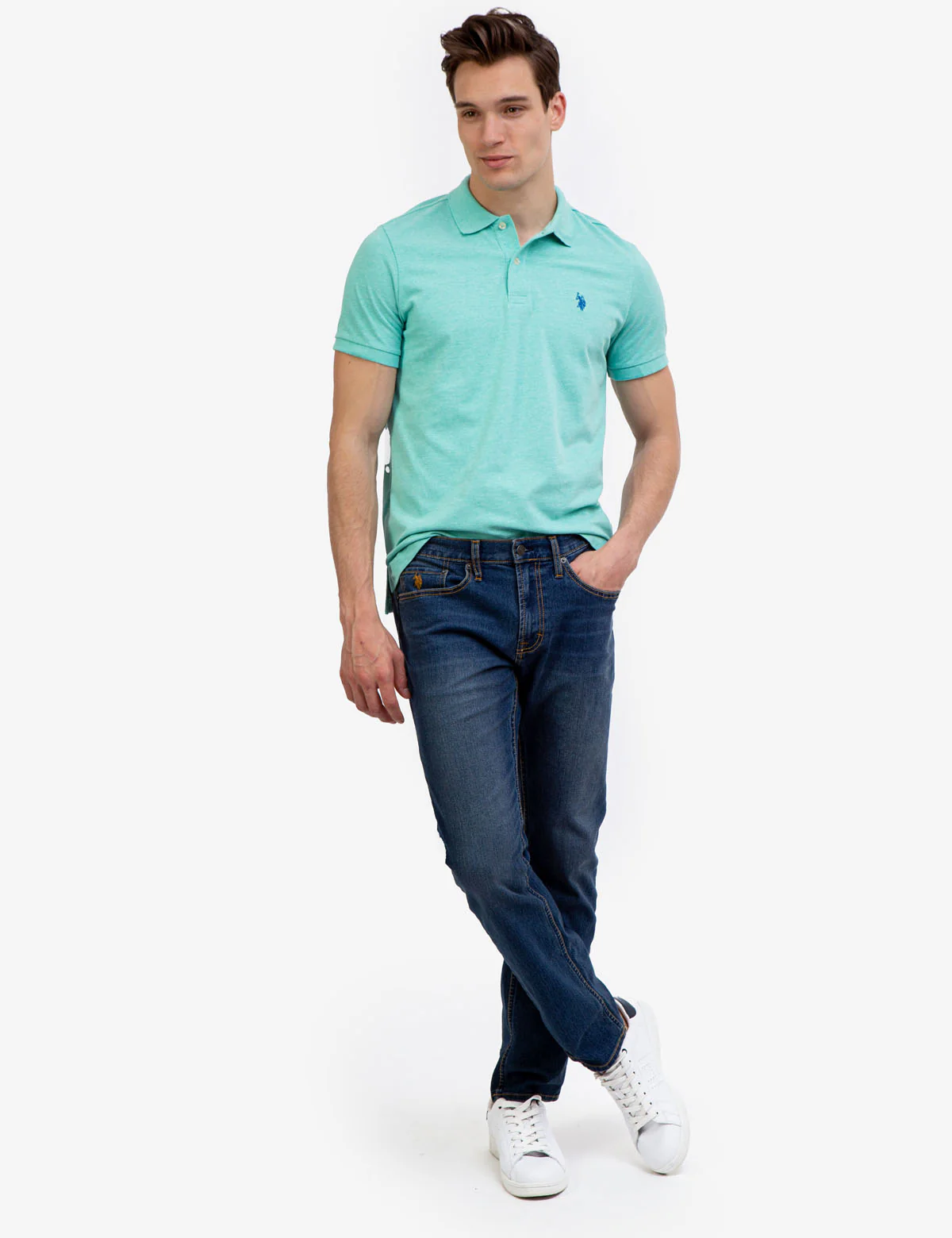 PIQUE SMALL LOGO POLO SHIRT - Image 12