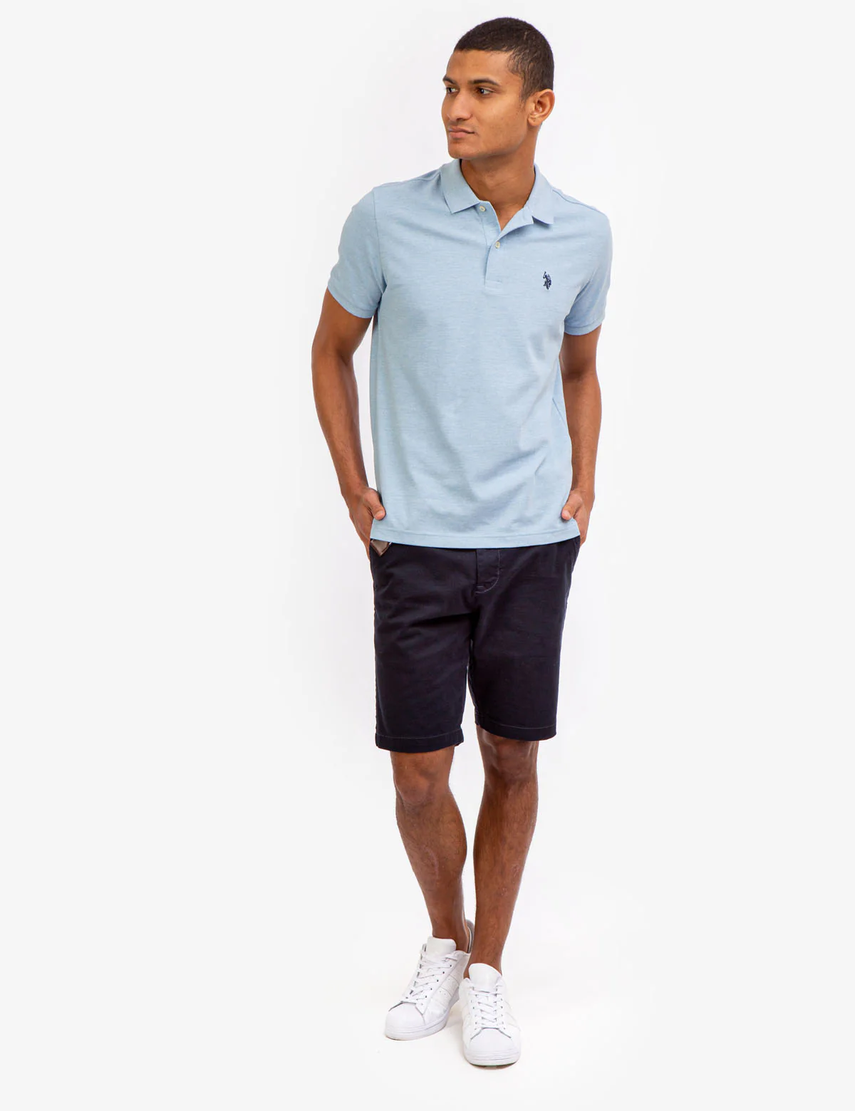 SOLID PIQUE SMALL LOGO POLO SHIRT - Image 2