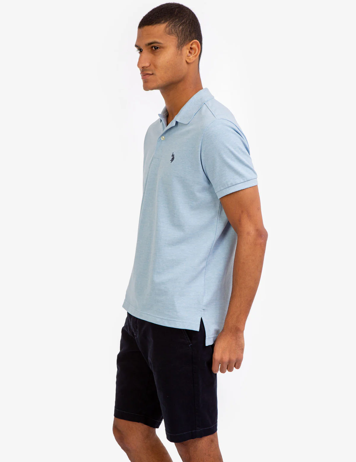SOLID PIQUE SMALL LOGO POLO SHIRT - Image 3