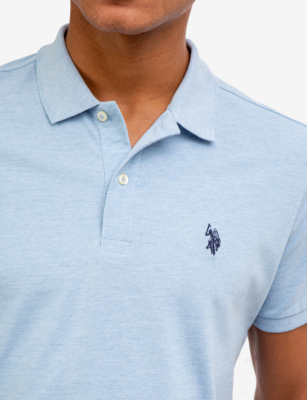 SOLID PIQUE SMALL LOGO POLO SHIRT - Image 4