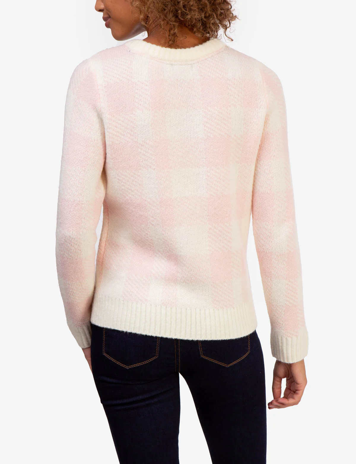 PLAID CREW NECK SWEATER - Image 5