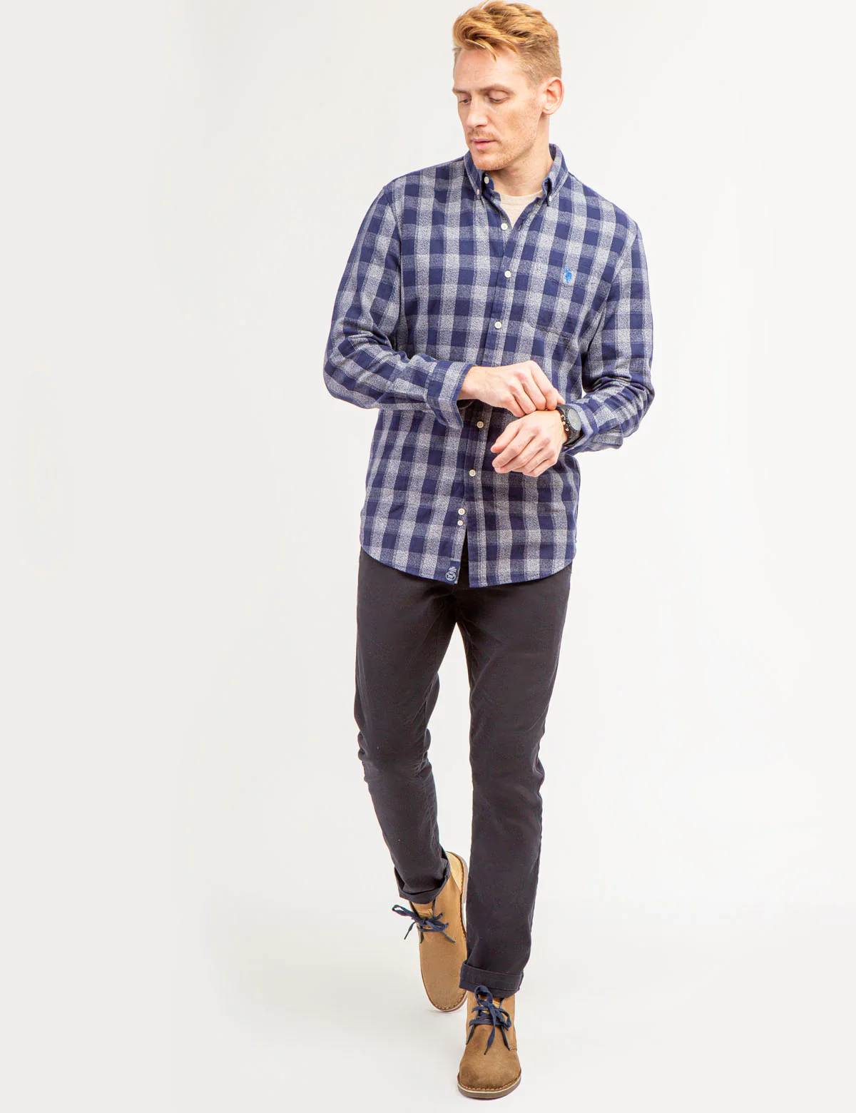 PLAID JASPE COTTON LONG SLEEVE SHIRT - Image 2