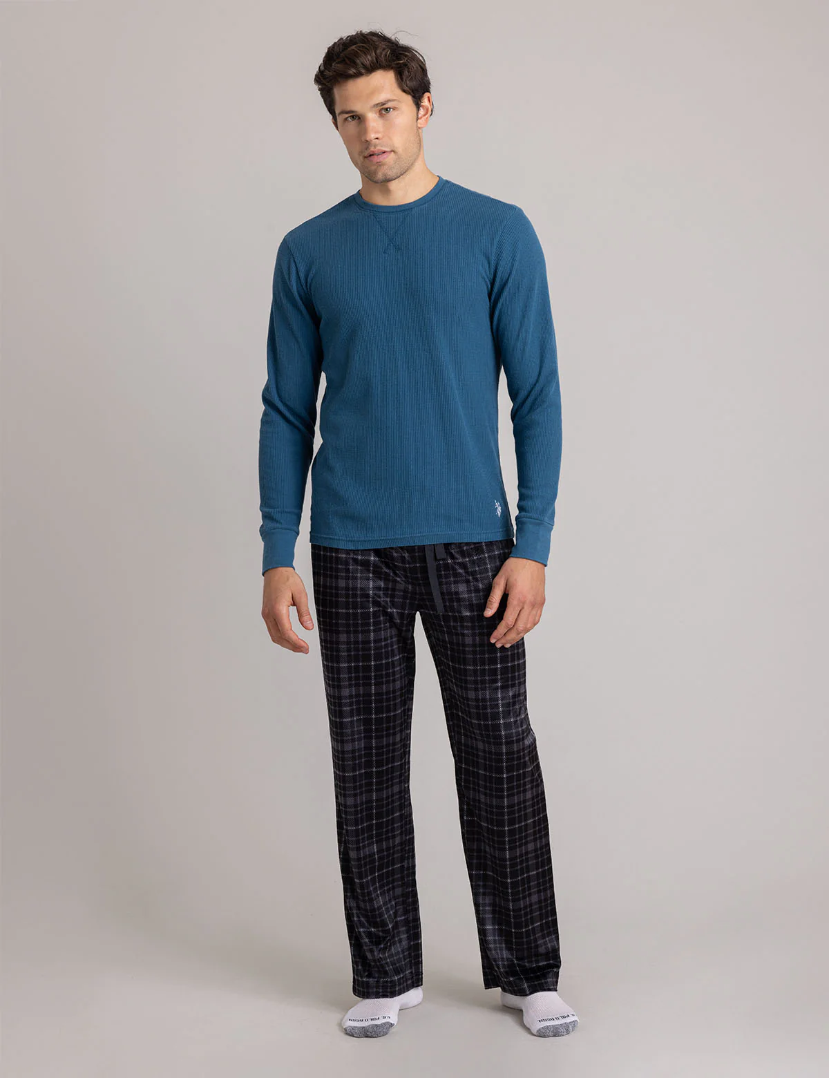 PLAID LUXE FLEECE PANTS - Image 2