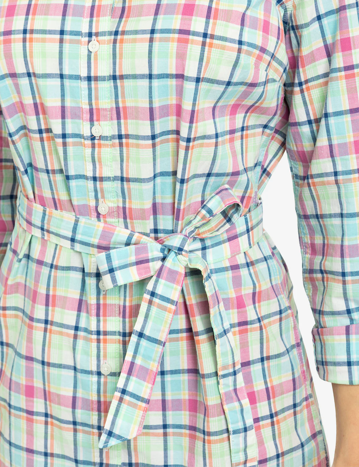 PLAID OXFORD DRESS - Image 2