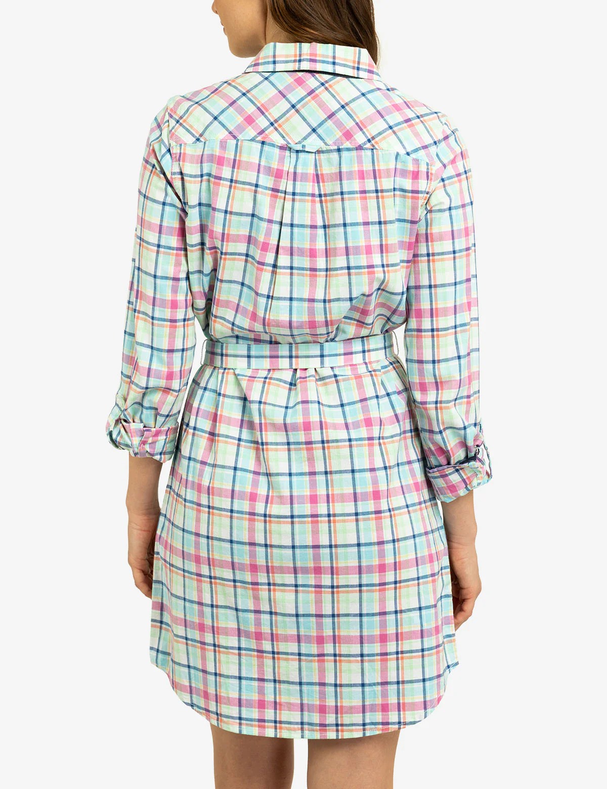 PLAID OXFORD DRESS - Image 3