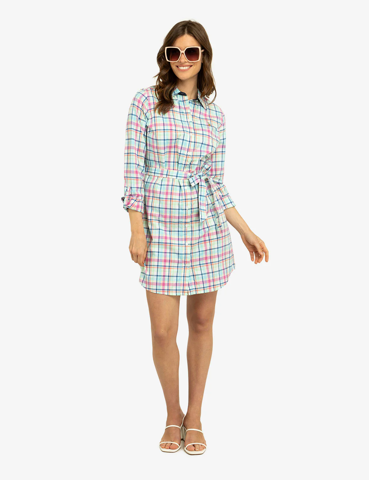 PLAID OXFORD DRESS - Image 4