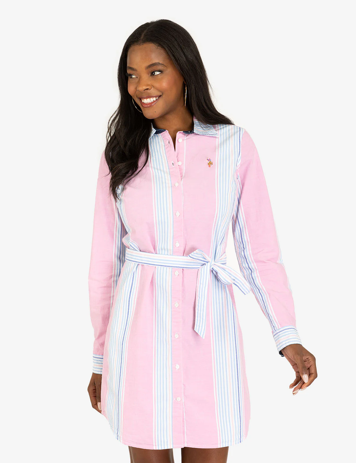 PLAID OXFORD DRESS - Image 7