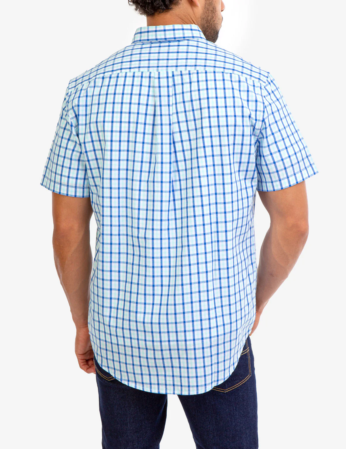 PLAID POPLIN SHORT SLEEVE SHIRT - Image 5