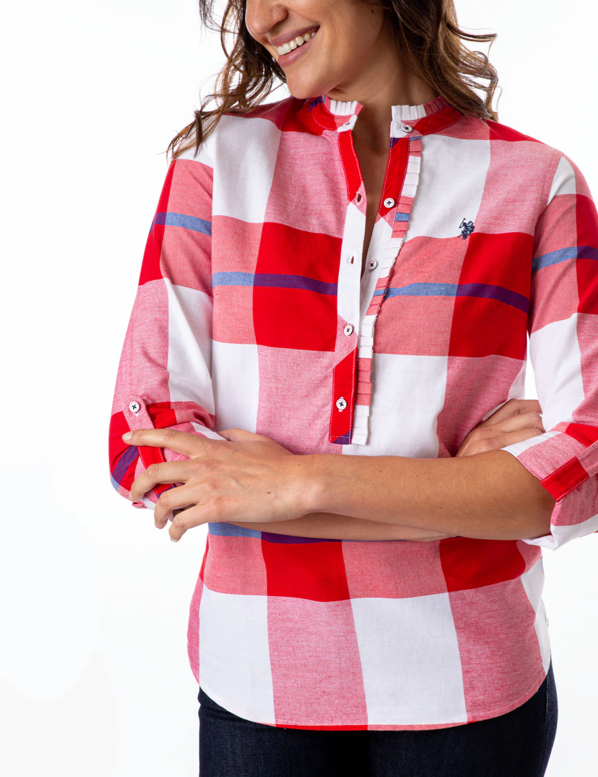 PLAID POPOVER SHIRT - Image 4