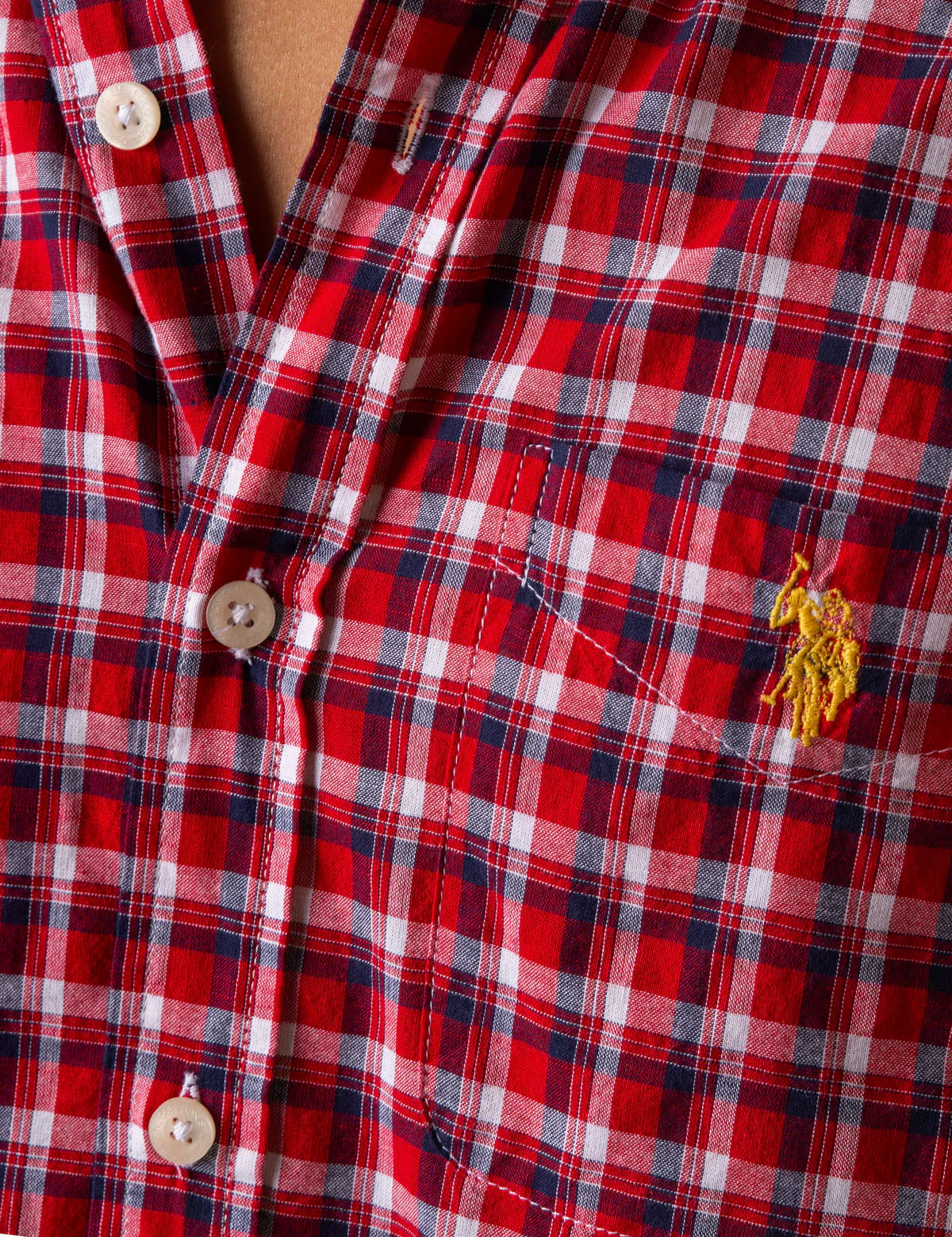 PLAID SHORT SLEEVE SHIRT - Image 4