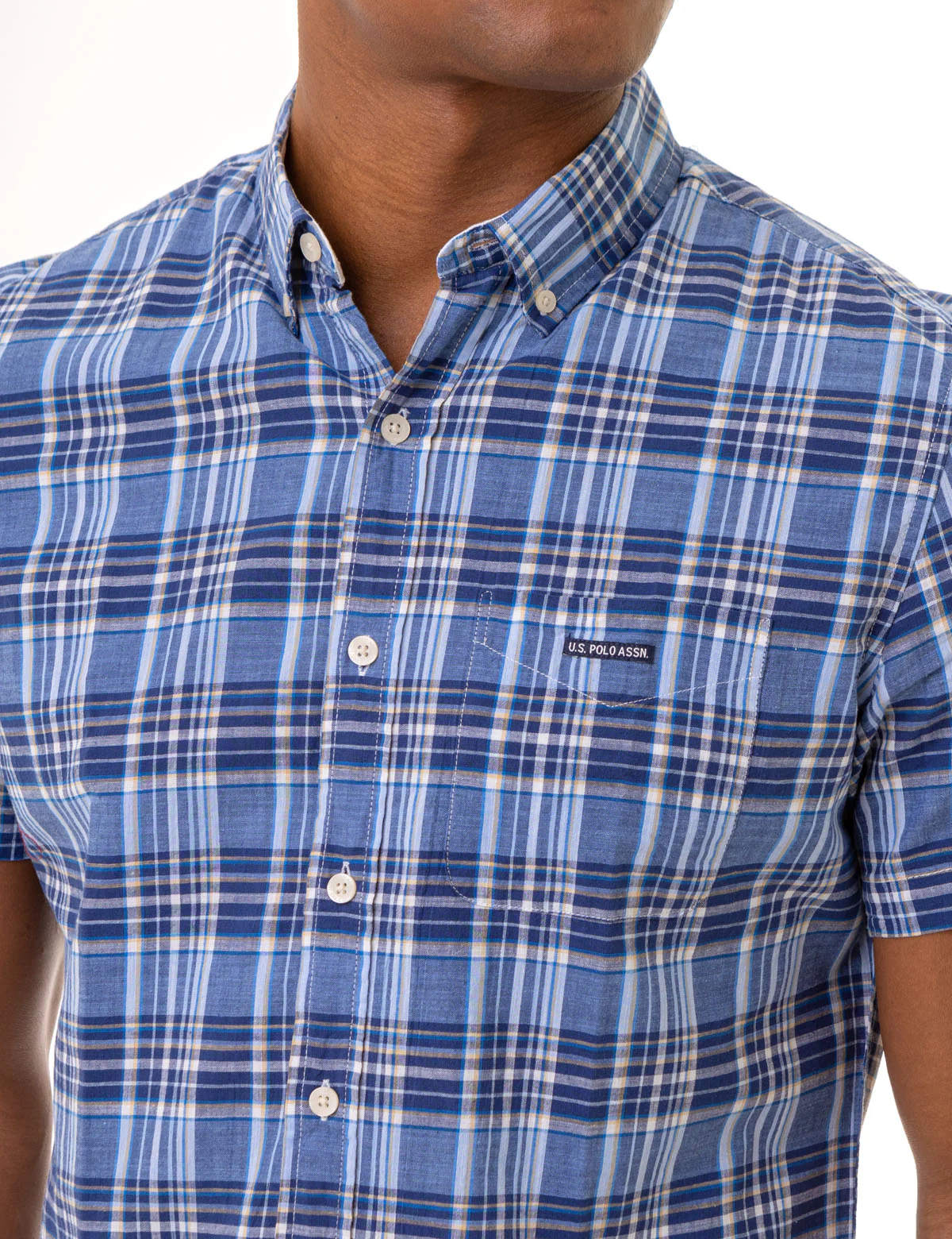 PLAID SLUB POPLIN SHORT SLEEVE SHIRT - Image 2
