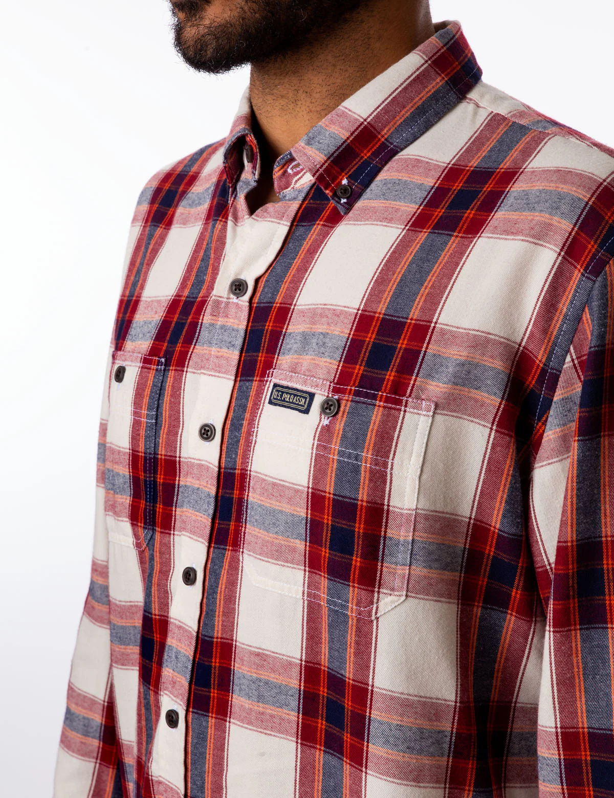 PLAID TWILL TWO POCKET SHIRT - Image 4