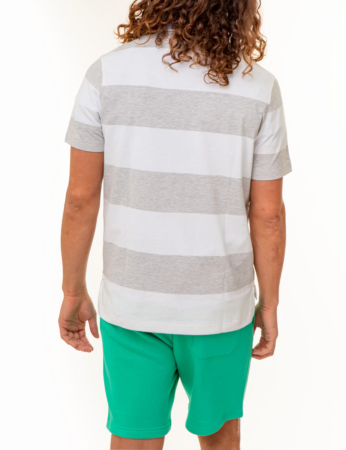 POPLIN COLLAR RUGBY STRIPE POLO SHIRT - Image 8