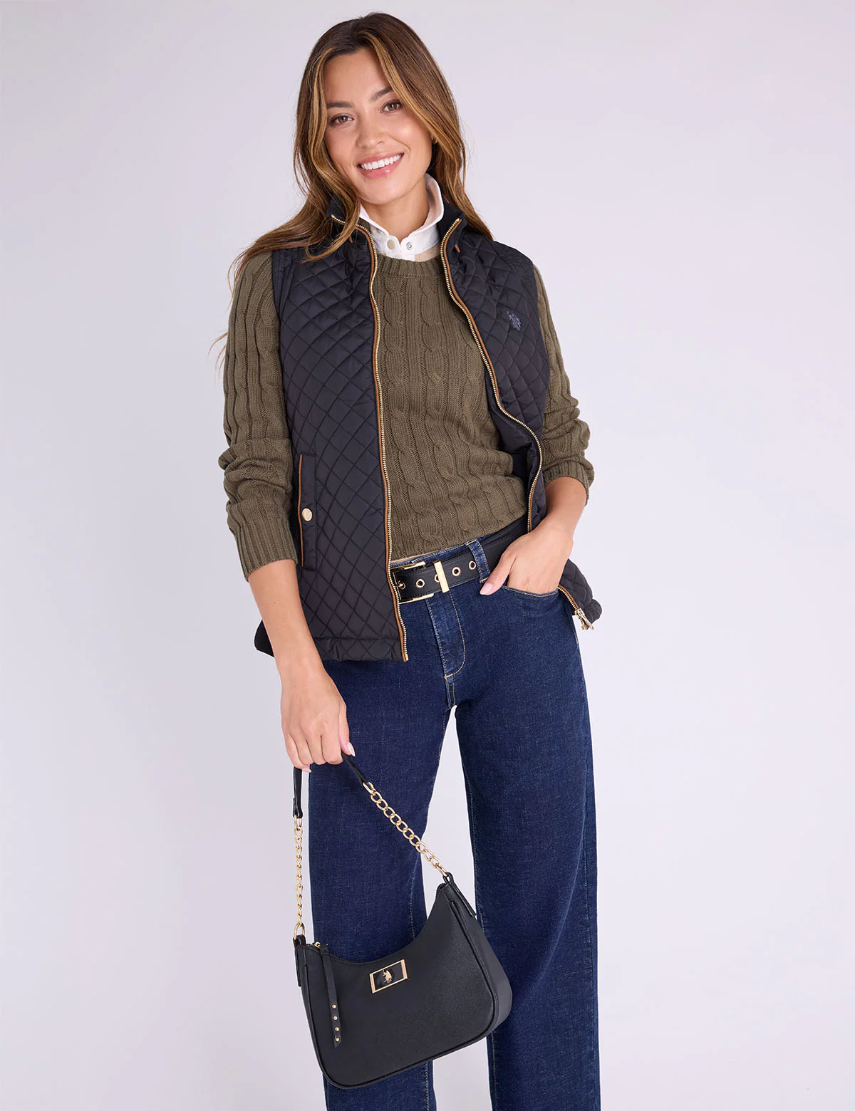 POUCHETTE BAG WITH CROSSBODY STRAP - Image 2