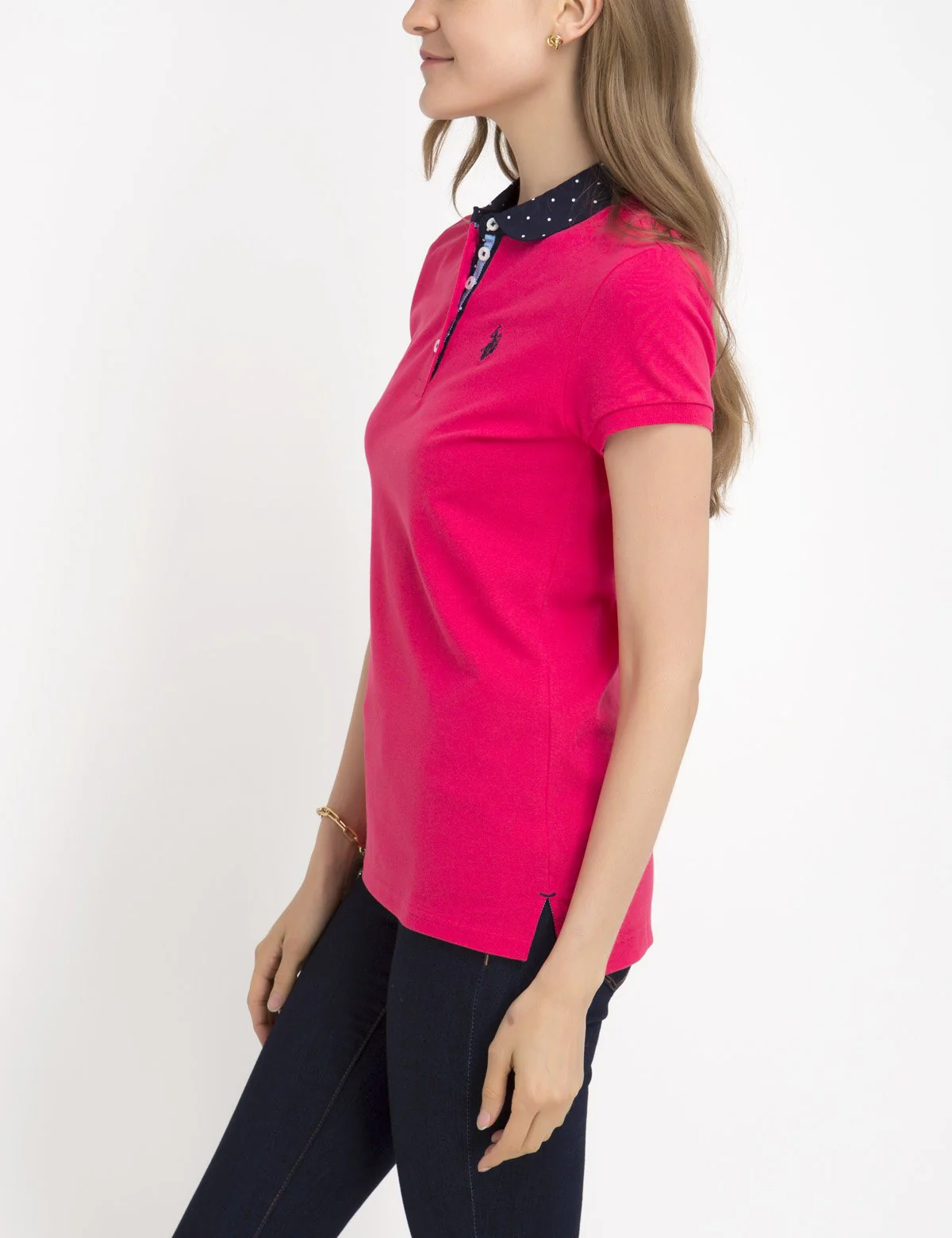 PREMIUM DOT COLLAR POLO SHIRT - Image 11