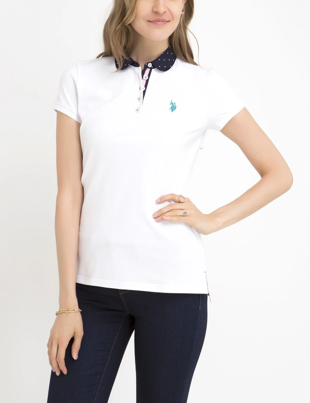 PREMIUM DOT COLLAR POLO SHIRT - Image 16