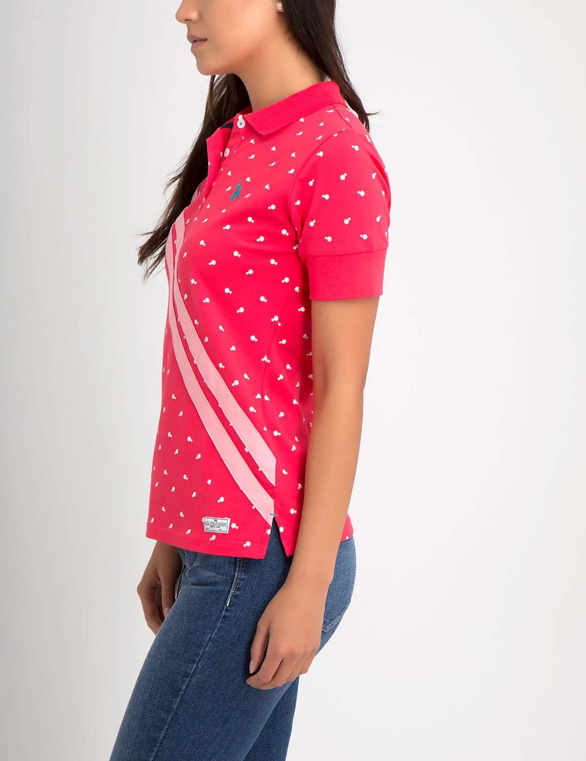 PREMIUM DOT SLASH POLO SHIRT - Image 10