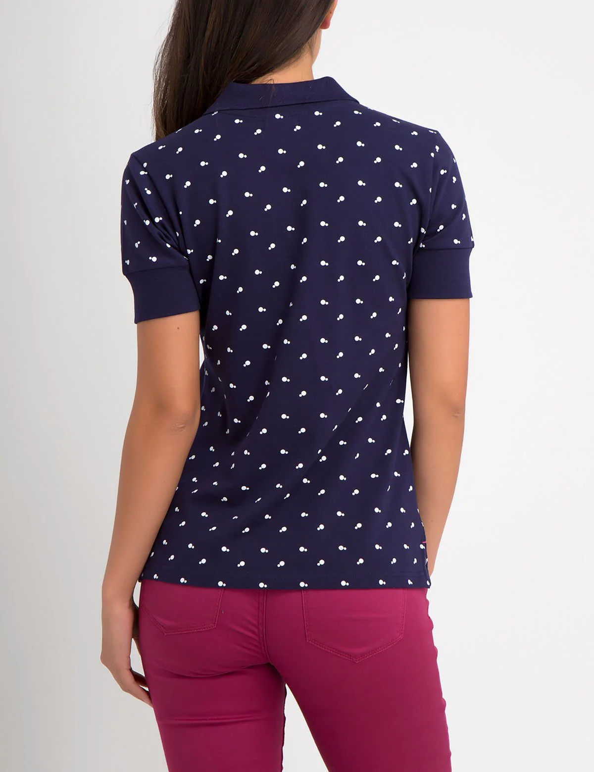 PREMIUM DOT SLASH POLO SHIRT - Image 5