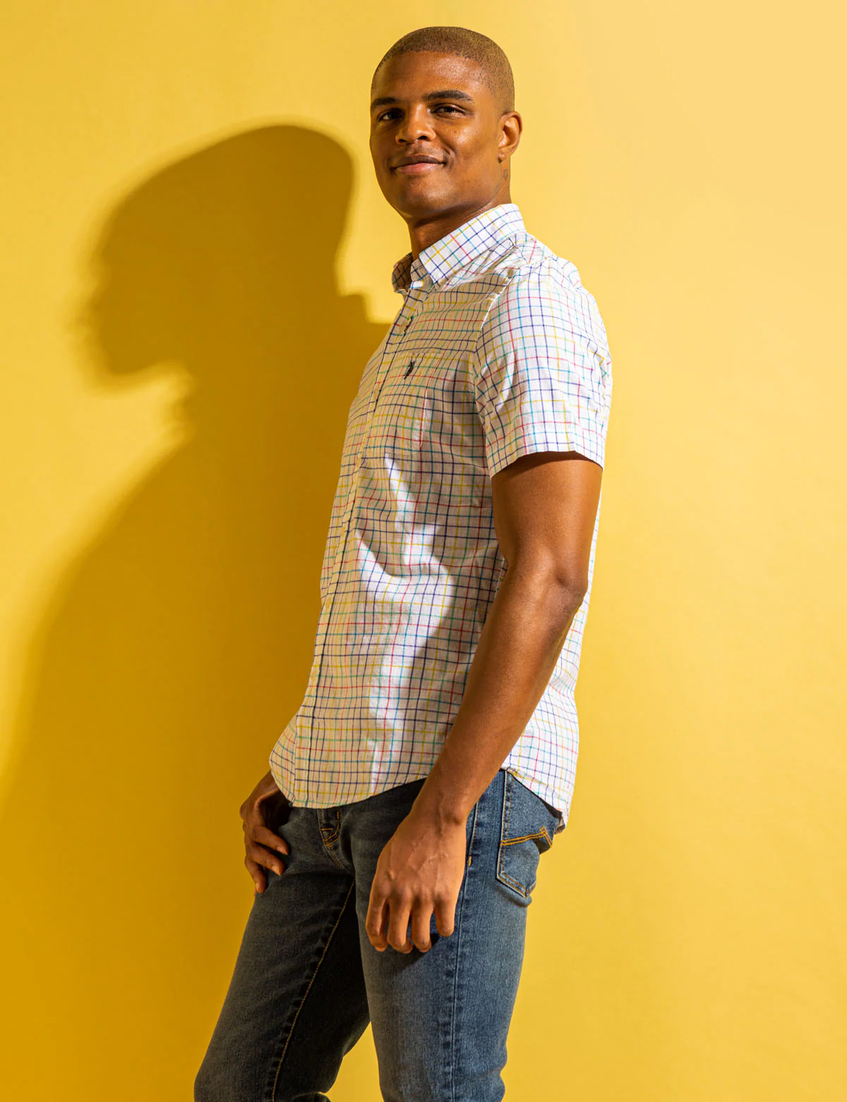 PRIDE SLUB POPLIN SHORT SLEEVE WOVEN SHIRT - Image 2