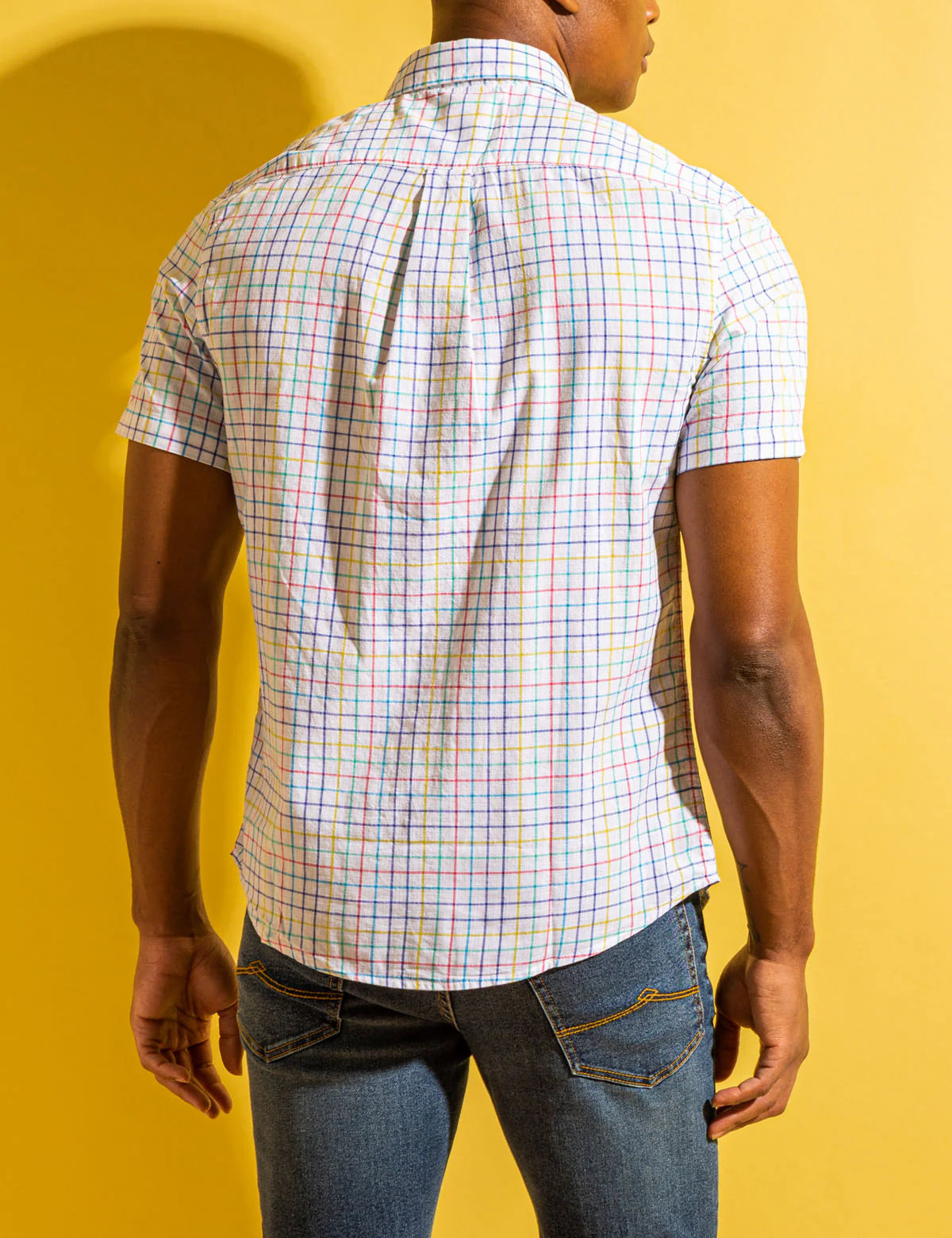 PRIDE SLUB POPLIN SHORT SLEEVE WOVEN SHIRT - Image 3