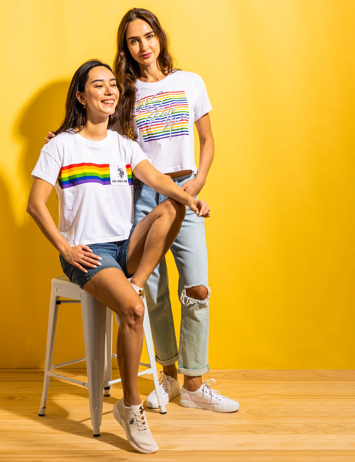 PRIDE STRIPE GRAPHIC T-SHIRT - Image 6
