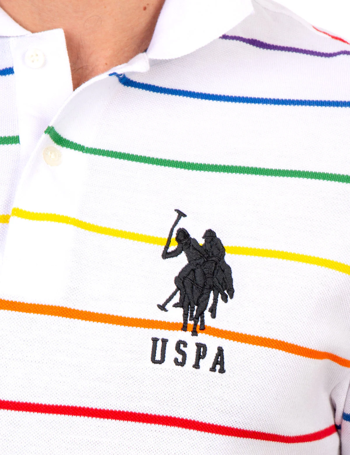 PRIDE STRIPED POLO SHIRT - Image 10