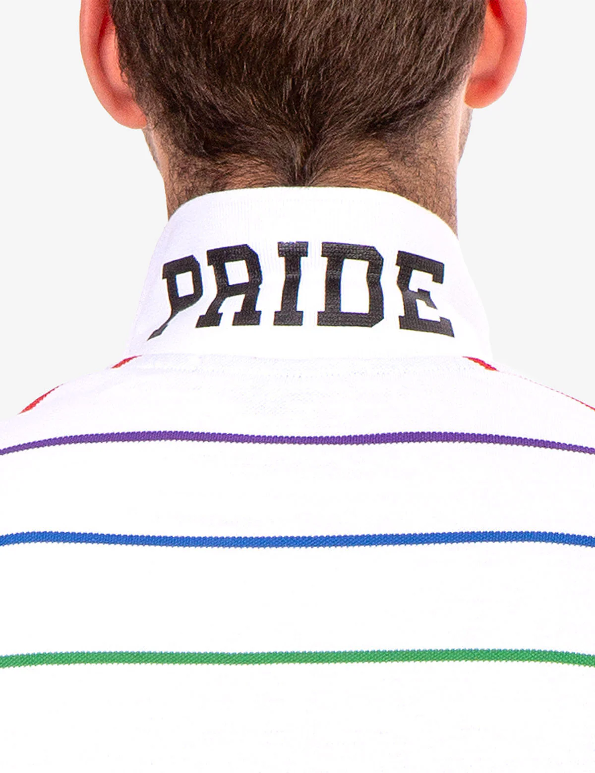 PRIDE STRIPED POLO SHIRT - Image 8