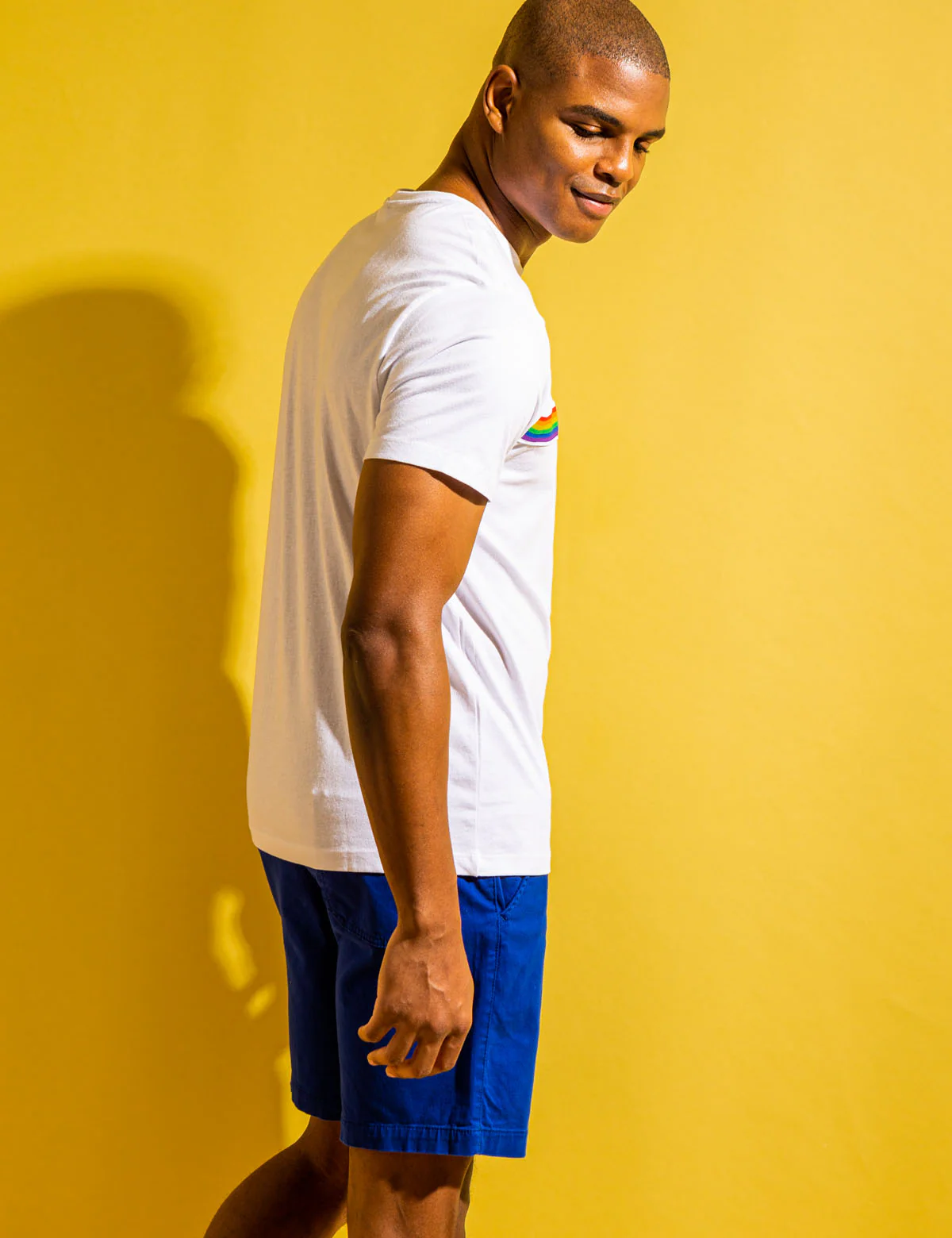 PRIDE TRICOT CHEST STRIPE JERSEY T-SHIRT - Image 4