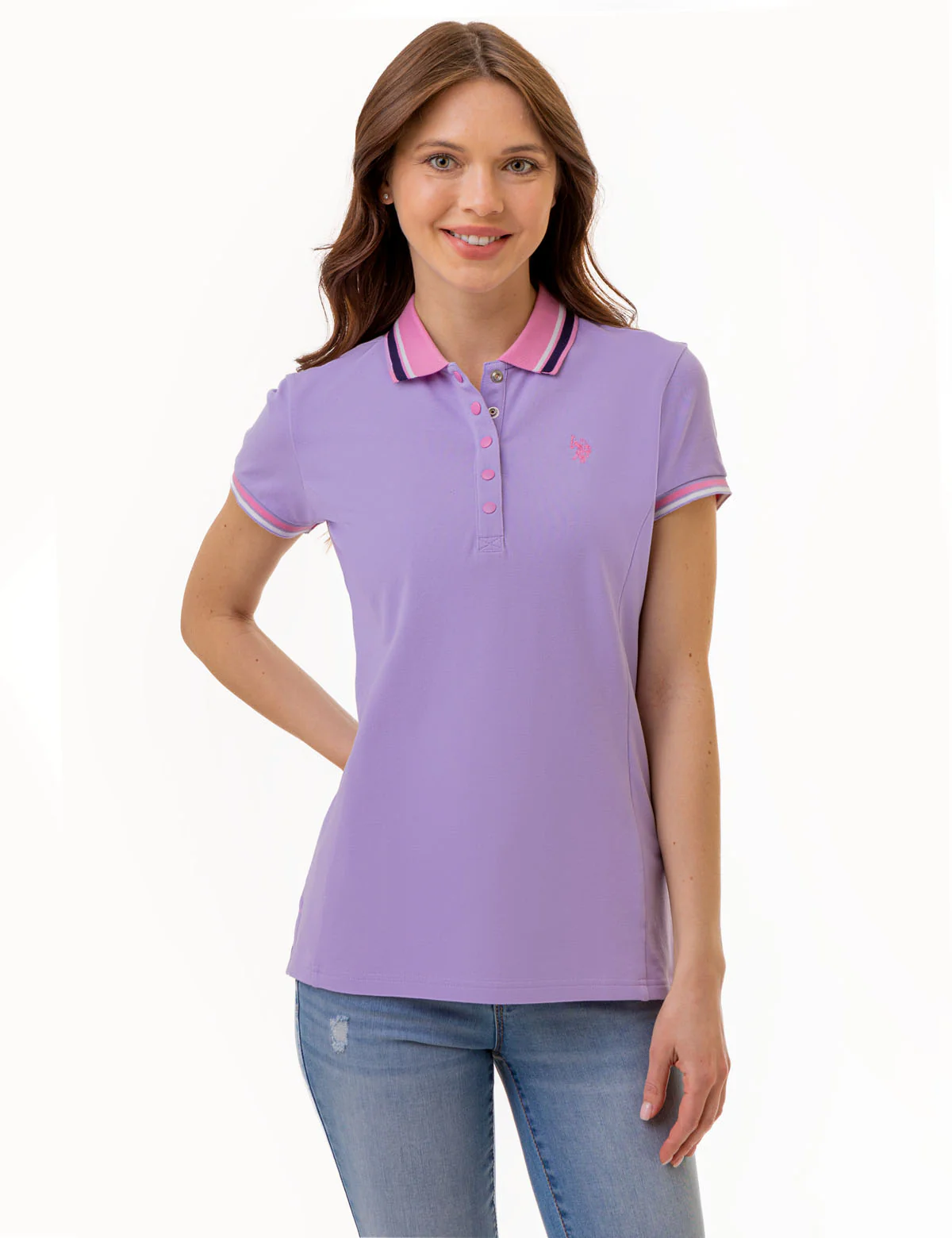 PRINCESS SIDE SEAM TIPPED POLO SHIRT - Image 10