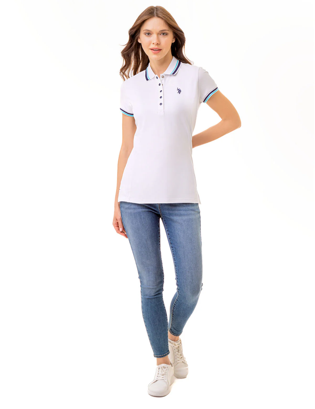 PRINCESS SIDE SEAM TIPPED POLO SHIRT - Image 3