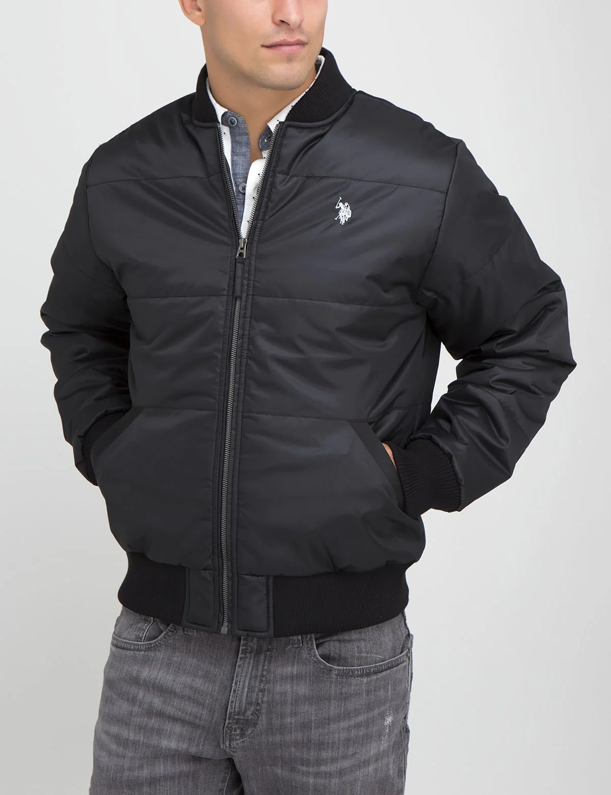 Printed Logo Recon Bomber Jacket - Image 10